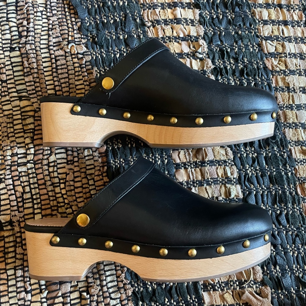 J. Crew Leather Convertible Clogs
